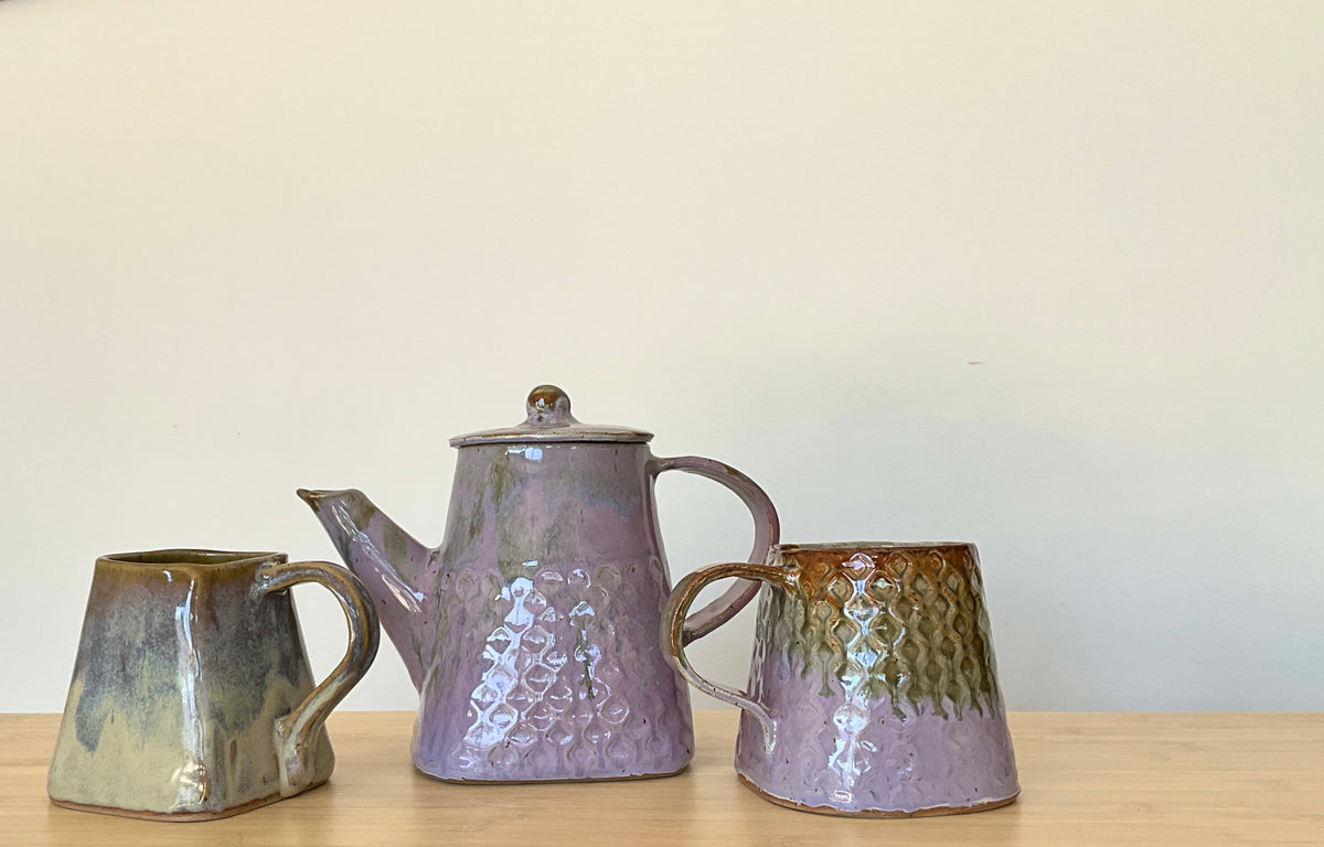 Hand Built Tea Set